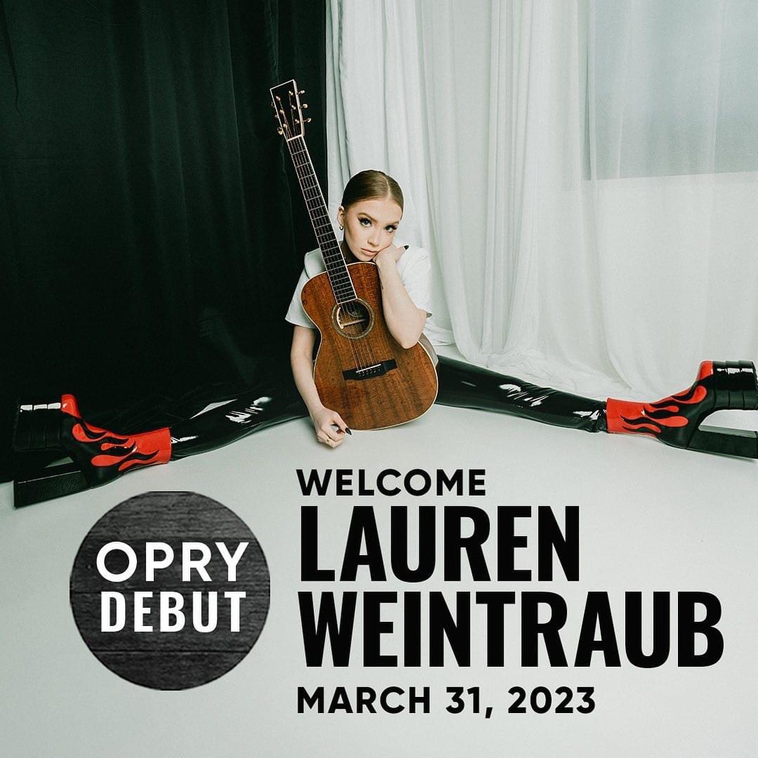 PTCntryMusic's tweet photo. Another @opry debut is on the way! #Congrats to @lwmusicofficial who will grace the stage on March 31st!
#primetimecountry #opry #debut #laurenweintraub #newengland #Nashville #primetimecountrymusic #ptcm #countrymusic https://t.co/4kAGjJzyrt