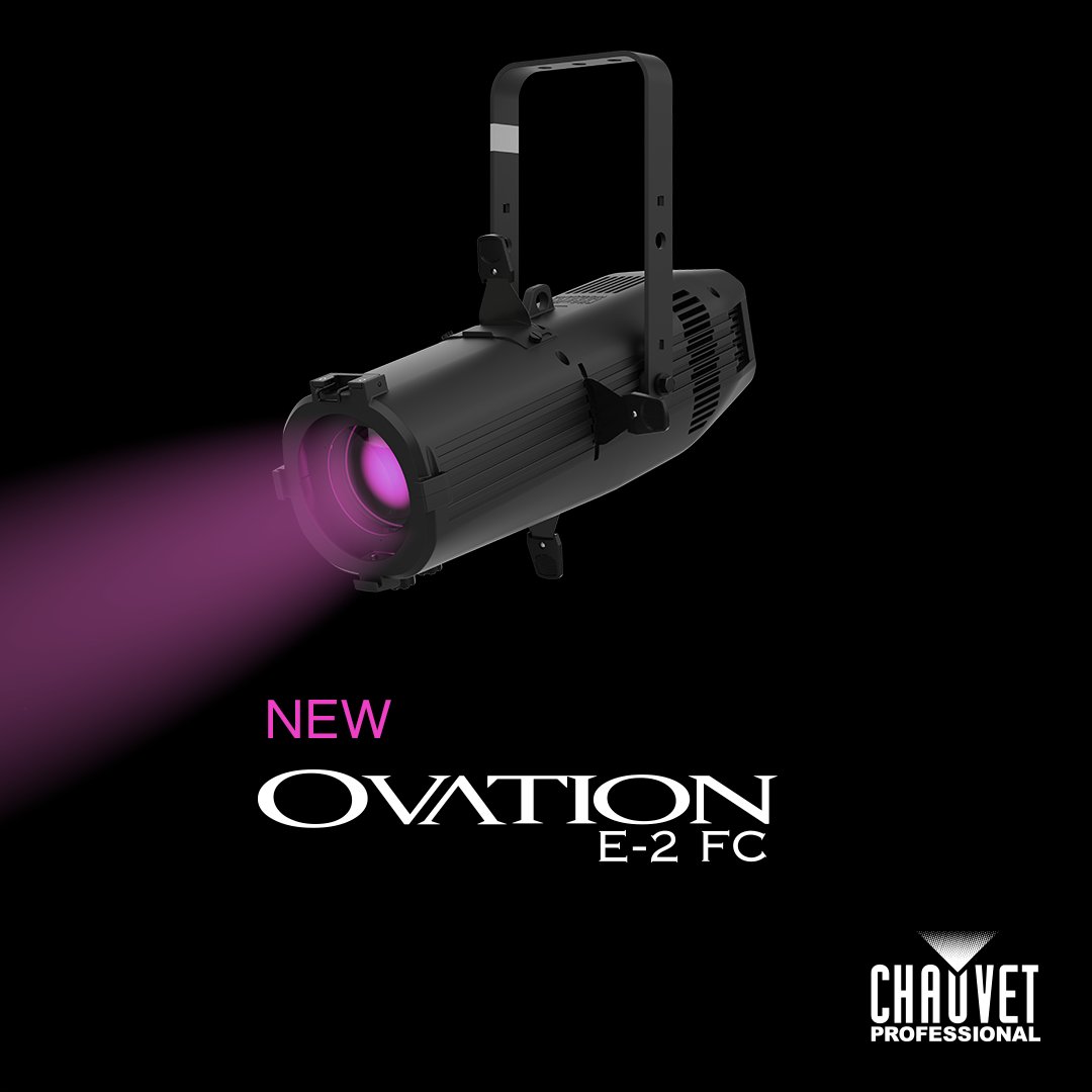 skmacdaddy's tweet photo. Meet @ChauvetPro's new ellipsoidal, the Ovation E-2 FC!
Contact us for your demo!
#Chauvet #chauvetprofessional #ellipsoidallight #theaterlighting #theaterlight #studiolight #studiolighting #Ovation #OvationE2FC
#SKMac #manufacturersrep https://t.co/S4GmZ7YH41