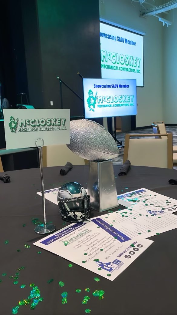 SadvPhilly's tweet photo. Here are a few photos from the SADV 2023 Showcase that took place early this month. This year we recognized McCloskey Mechanical Contractors, Inc. and many others in the industry! 

#subcontractors #sadv #sadvphilly #philadelphia #construction https://t.co/FCVWdXHrgq