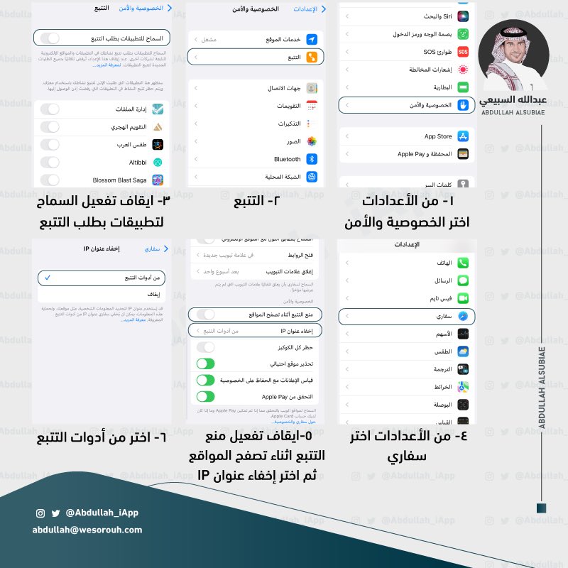 Abdullah_iApp's tweet photo. 🔘 طريقة منع 🚫 تتبع جهازك من قبل التطبيقات والمواقع 🔽 https://t.co/XmA5WoxNLt
