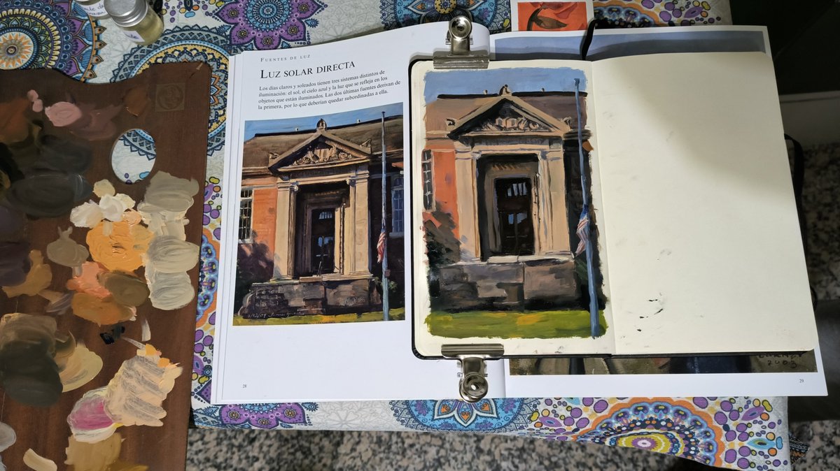 I need to work harder, but I'm pleased with the results. Thanks again for your wisdom and art in book format <a href="/GurneyJourney/">James Gurney</a> . This is a must read (and practice) for all artists! 
You can buy it here! (US) jamesgurney.com/products/color…