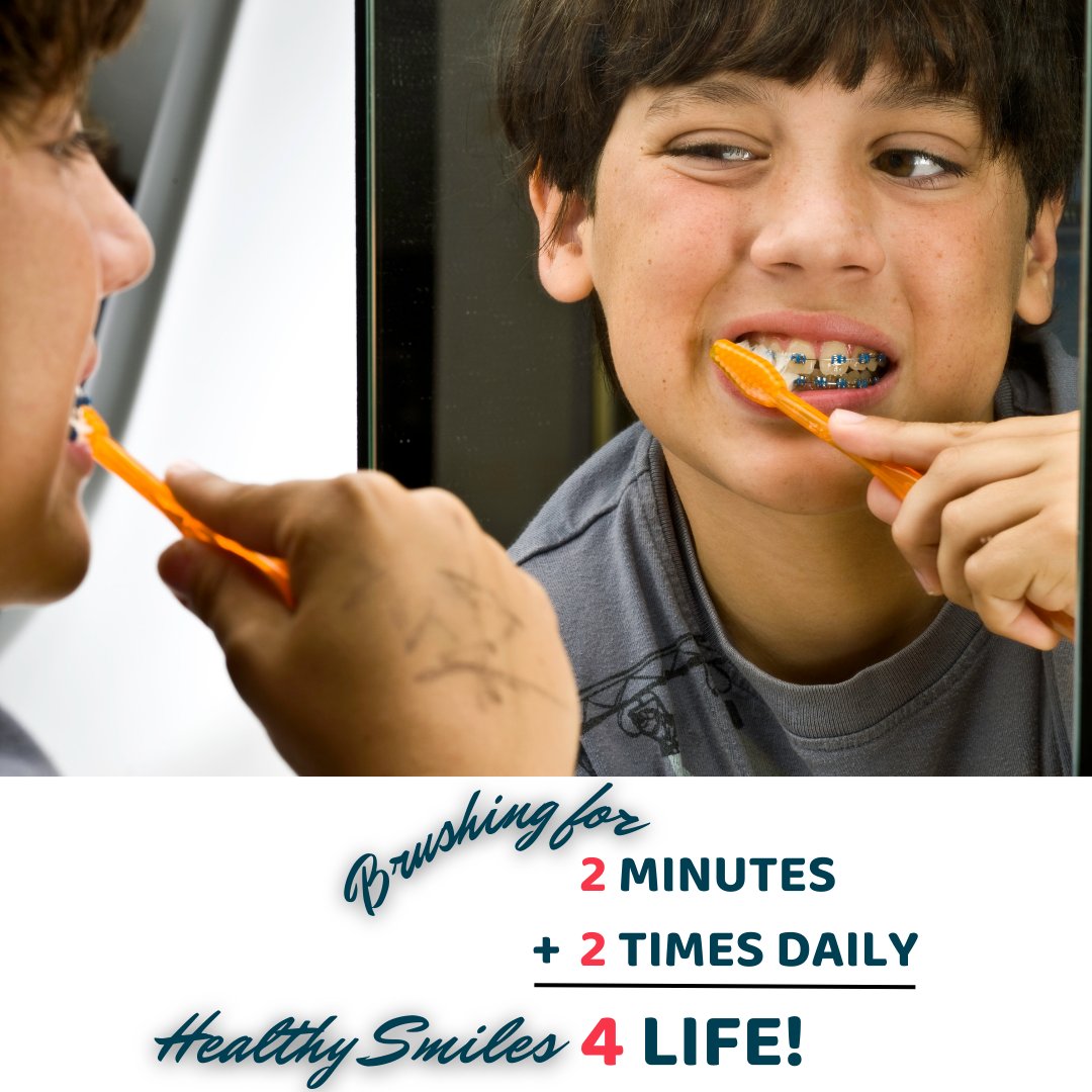 Let's follow the 2 + 2 rule! 🤓

Brushing for 2 minutes, 2 times a day = healthy smiles 4 life! 🦷🪥

#NationalChildrensDentalHealthMonth #NCDHM #GiveKidsASmile #CommunityInitiatives #OralHealth #TinyTeeth #BrushFlossSmile