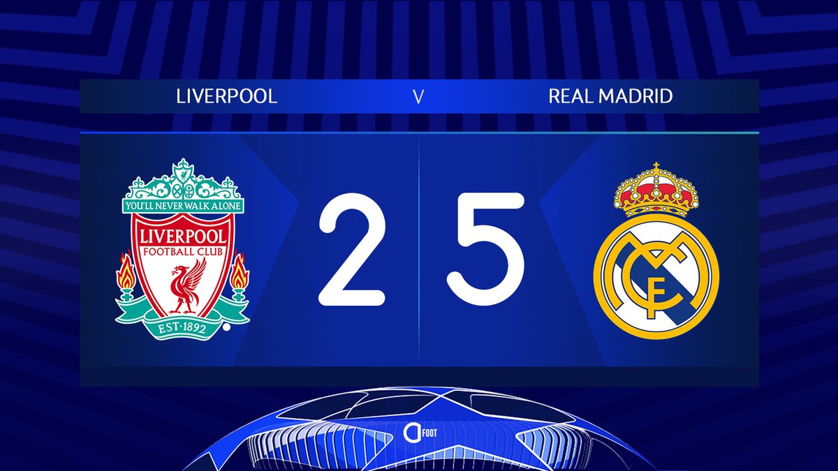⚽️ BUUUUUUUUUUTT DE BENZEMAAAAA !!! ⚪️

LIVERPOOL 🏴󠁧󠁢󠁥󠁮󠁧󠁿  2-5  🇪🇸 REAL MADRID