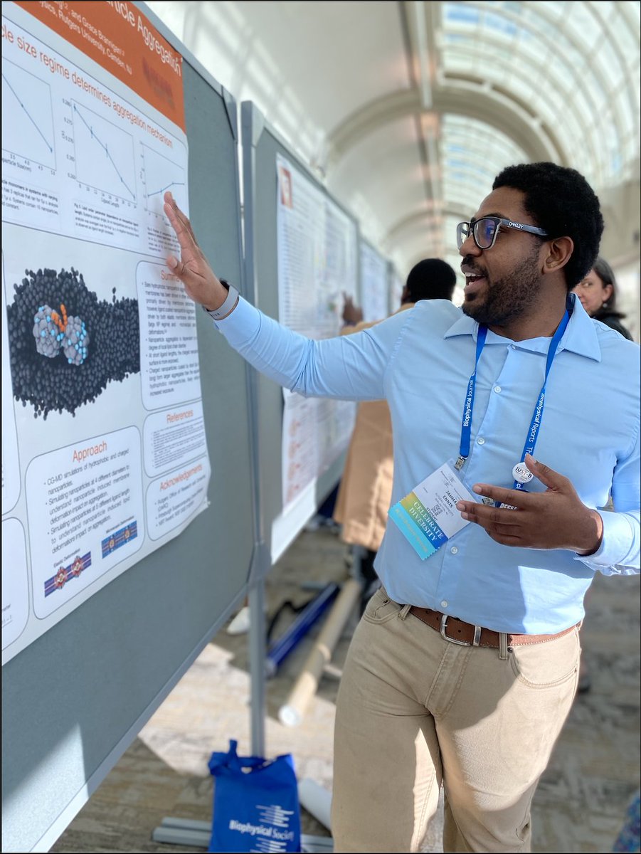 JahmalEnnis's tweet photo. Had a good time presenting my work at the Just-B poster session. @BiophysicalSoc #JustB https://t.co/9WpHk7sfJ7