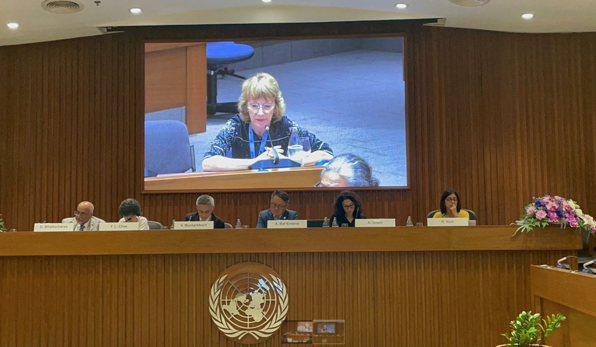 OHCHR_Pacific's tweet photo. Regional development frameworks such as the new Pacific #UNSDCF aligned to the 2050 Strategy can contribute to better #HumanRights protection when all partners are accountable & civil society is closely engaged, said @OHCHRPacific_RR @ @UNHumanRights #CD2HR in Bangkok last week. https://t.co/VWeU5JHNRw