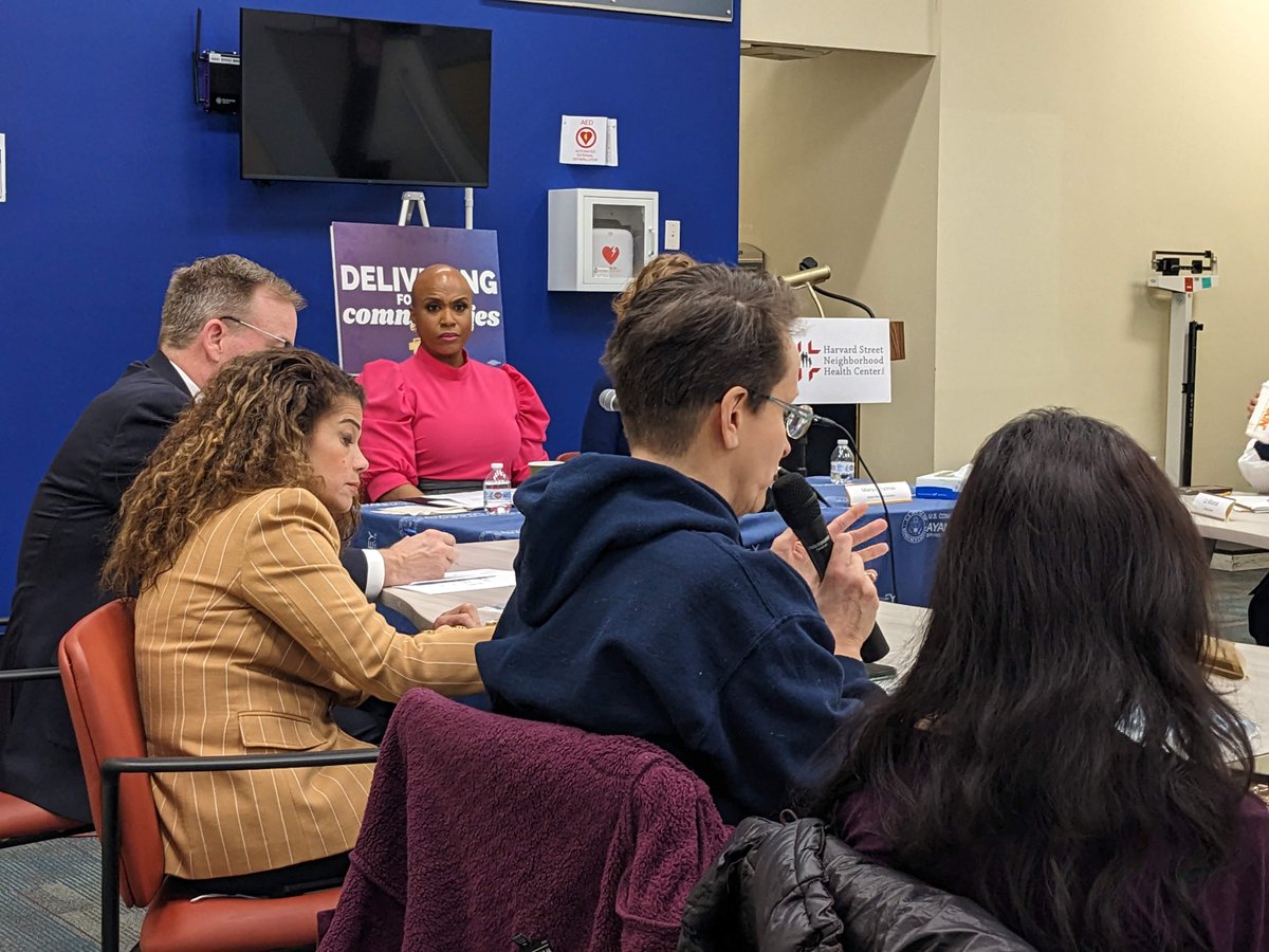 RepPressley's tweet photo. With our Post Disaster Mental Health Response Act, we worked with survivors to develop &amp; pass real policy responsive to their trauma.

Now, more survivors can access the resources they need to heal.

That's what it means to keep those closest to the pain closest to the power. https://t.co/tzYBfrQg6F
