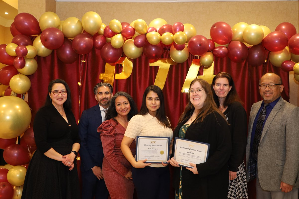 garfieldausdpta's tweet photo. Our Board members were honored to recognize Ms. Amy Walsh, Ms. Josephine Caballero, and Ms. Perla Rodriguez at last week's Founders Day celebration. We are so proud of this year's Honorary Service Award recipients! https://t.co/hZ4rhuYl6c