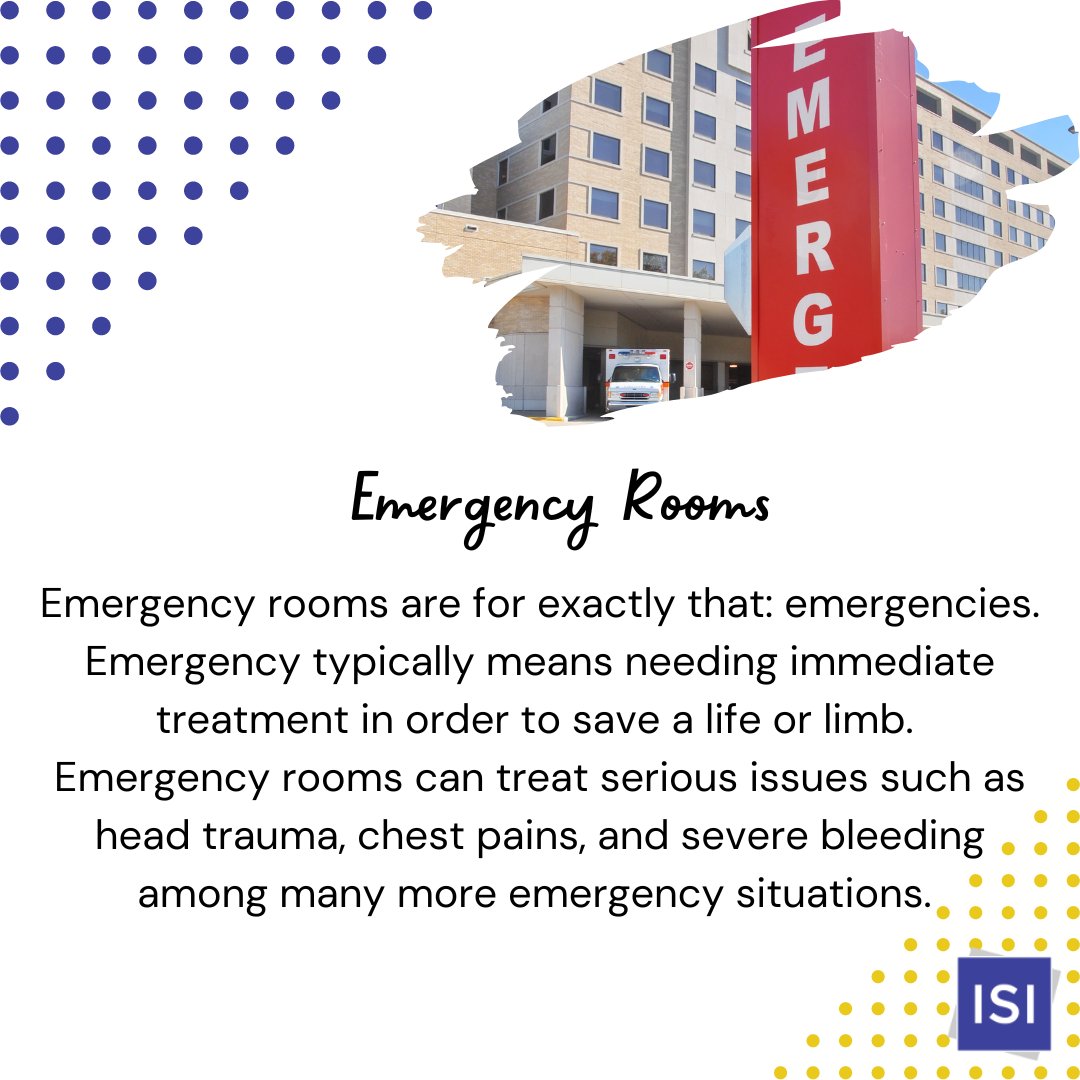 If you are in the USA and you get sick or injured, there are many places that you can go to for medical treatment. Find out the best place to go for medical care according to your condition bit.ly/3IJoHgC