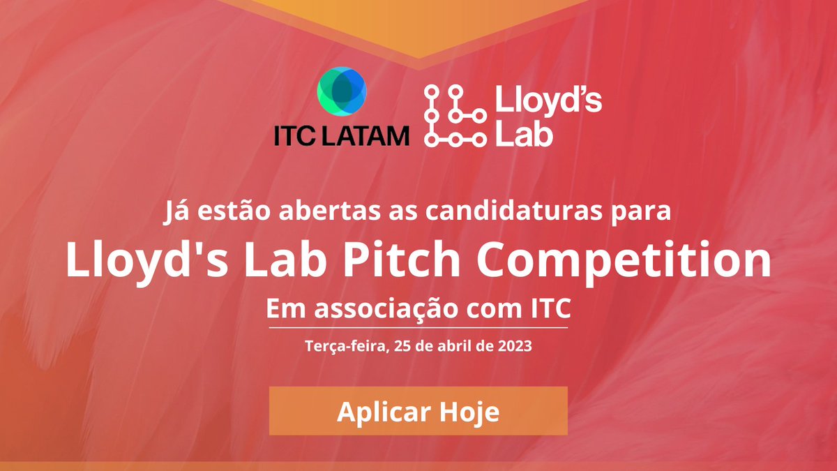 Calling all startups! Applications are now open for the <a href="/LloydsofLondon/">Lloyd's</a> Lab Pitch Competition at #ITCLATAM. If you are an insurtech (seed-series C), this opportunity is for you!
Learn more about eligibility and the GRAND PRIZE here: bit.ly/3ZtgR0v
#startup #insurtech