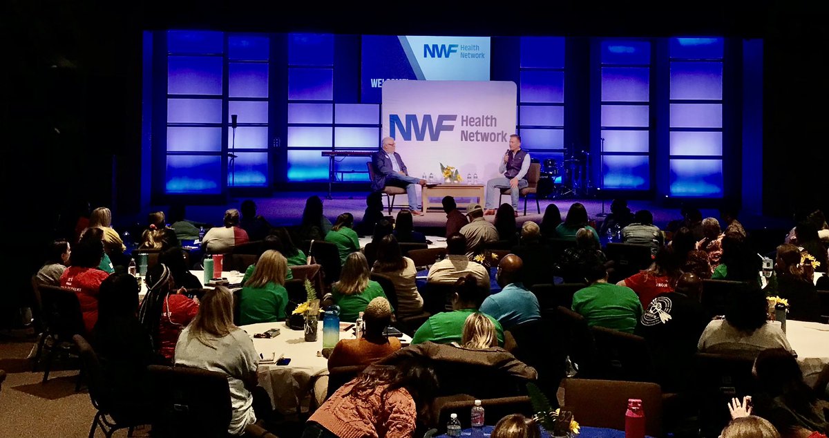 NWFHealth's tweet photo. Another great day of vision casting, leadership training, team news & recognition, prizes and fun is in the books for NWF Health Network‼️ Way to go TEAM, and remember H=REG❣️
#makingadifference #teambondingtime https://t.co/YKP2SBWzMw