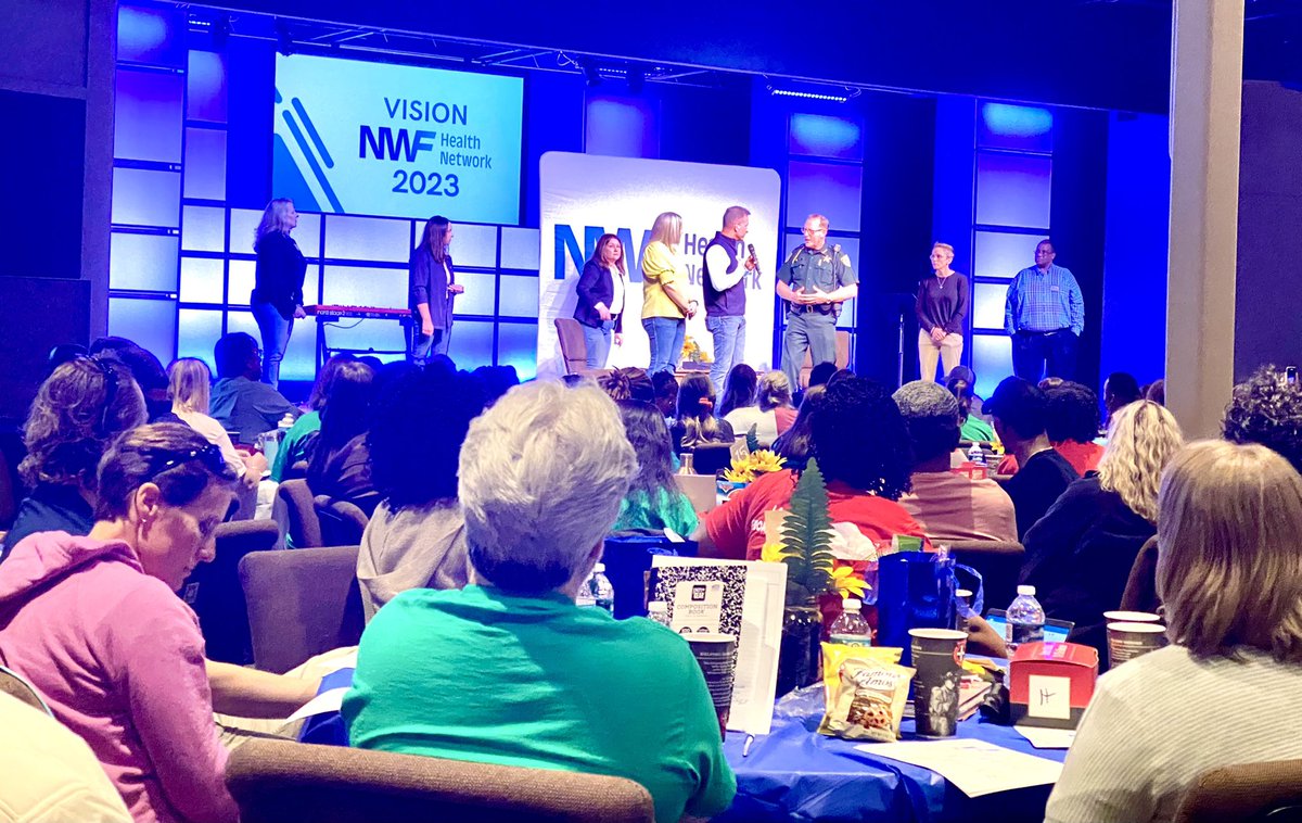 NWFHealth's tweet photo. Another great day of vision casting, leadership training, team news & recognition, prizes and fun is in the books for NWF Health Network‼️ Way to go TEAM, and remember H=REG❣️
#makingadifference #teambondingtime https://t.co/YKP2SBWzMw