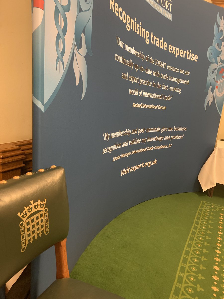 ChrisHWalker7's tweet photo. Great to have the oppportunity to participate in the The Institute of Export &amp; International Trade ‘s Export Reception this evening hosted by Anthony Mangnall MP to emphasise the importance of #internationaltrade on the prosperity of the UK tonight at Westminster.#export #diamond https://t.co/asThc1dMx4