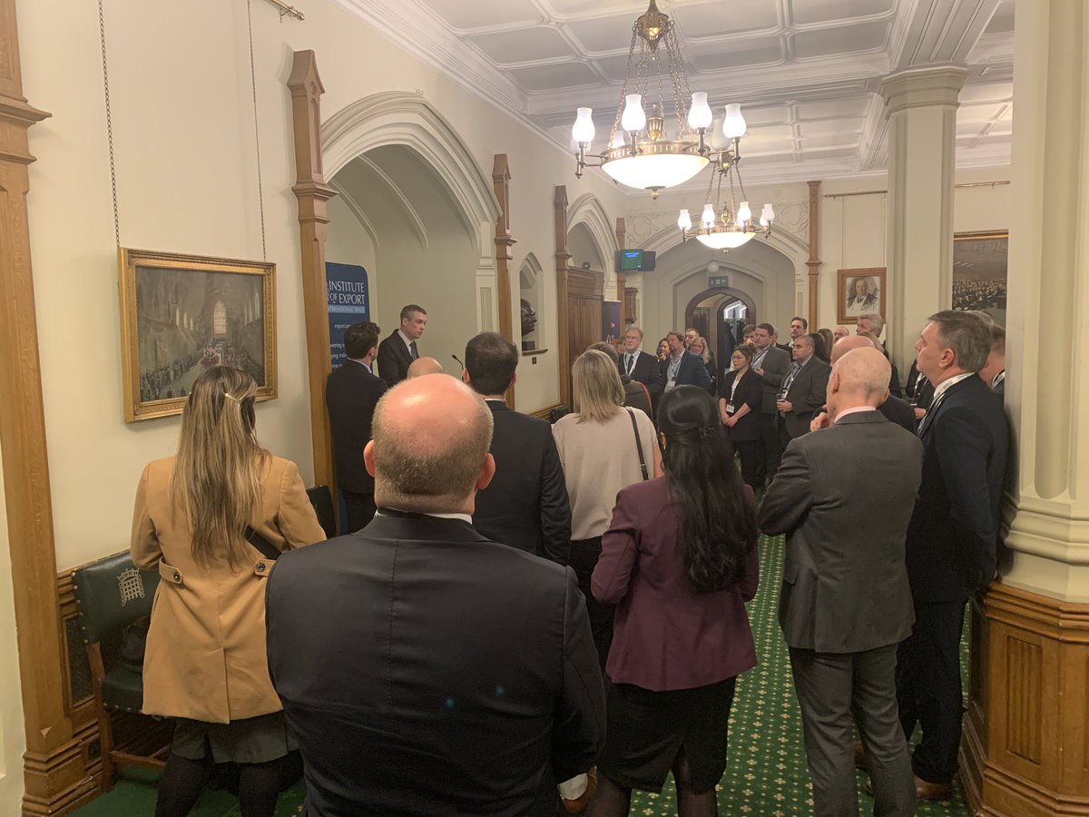 ChrisHWalker7's tweet photo. Great to have the oppportunity to participate in the The Institute of Export &amp; International Trade ‘s Export Reception this evening hosted by Anthony Mangnall MP to emphasise the importance of #internationaltrade on the prosperity of the UK tonight at Westminster.#export #diamond https://t.co/asThc1dMx4