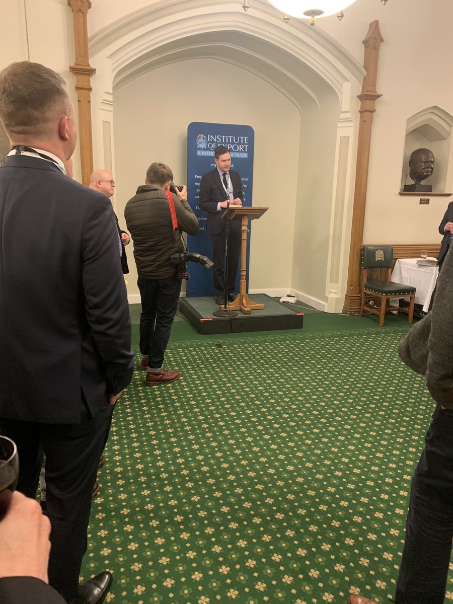 ChrisHWalker7's tweet photo. Great to have the oppportunity to participate in the The Institute of Export &amp; International Trade ‘s Export Reception this evening hosted by Anthony Mangnall MP to emphasise the importance of #internationaltrade on the prosperity of the UK tonight at Westminster.#export #diamond https://t.co/asThc1dMx4