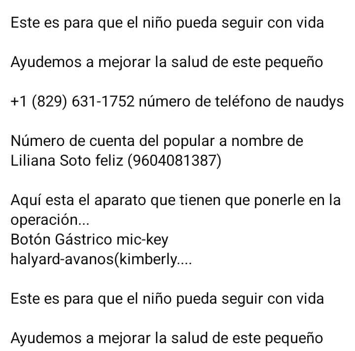 Lasuspendiditaa's tweet photo. Mis amores, ayudemos con un RT. 

Vamos a ayudar a este angelito con nuestro granito de arena.  🙏 https://t.co/UvVkGmKuUZ