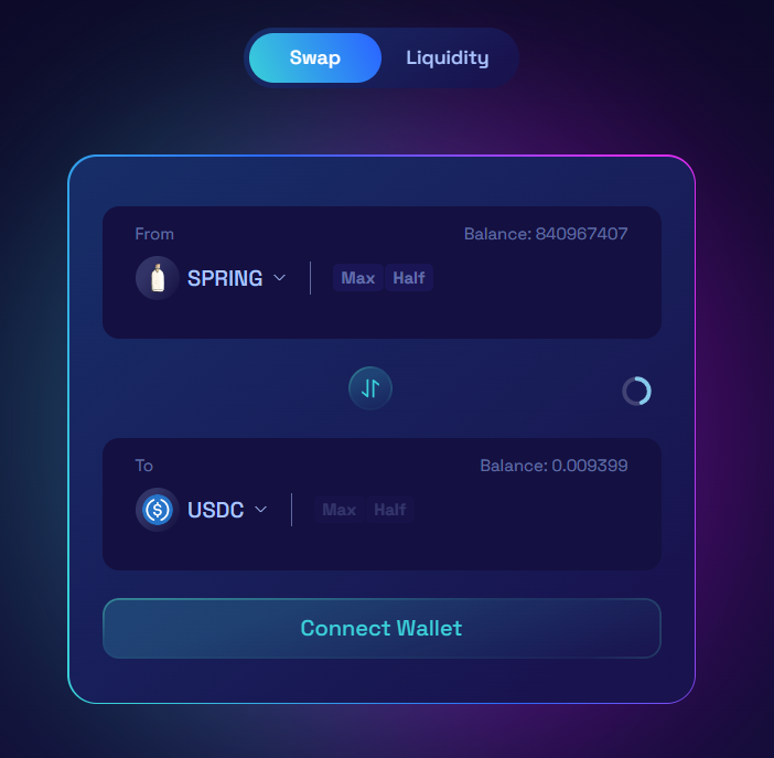 PrimateDrinks's tweet photo. Exciting news for SPRING token! 🌸🚀 You can now buy and trade SPRING on Raydium. Get ready to experience the future of decentralized finance with our innovative token. #SPRING #Raydium #DeFi #Solanatoken #SolanaAirdrop https://t.co/08zapQvim0