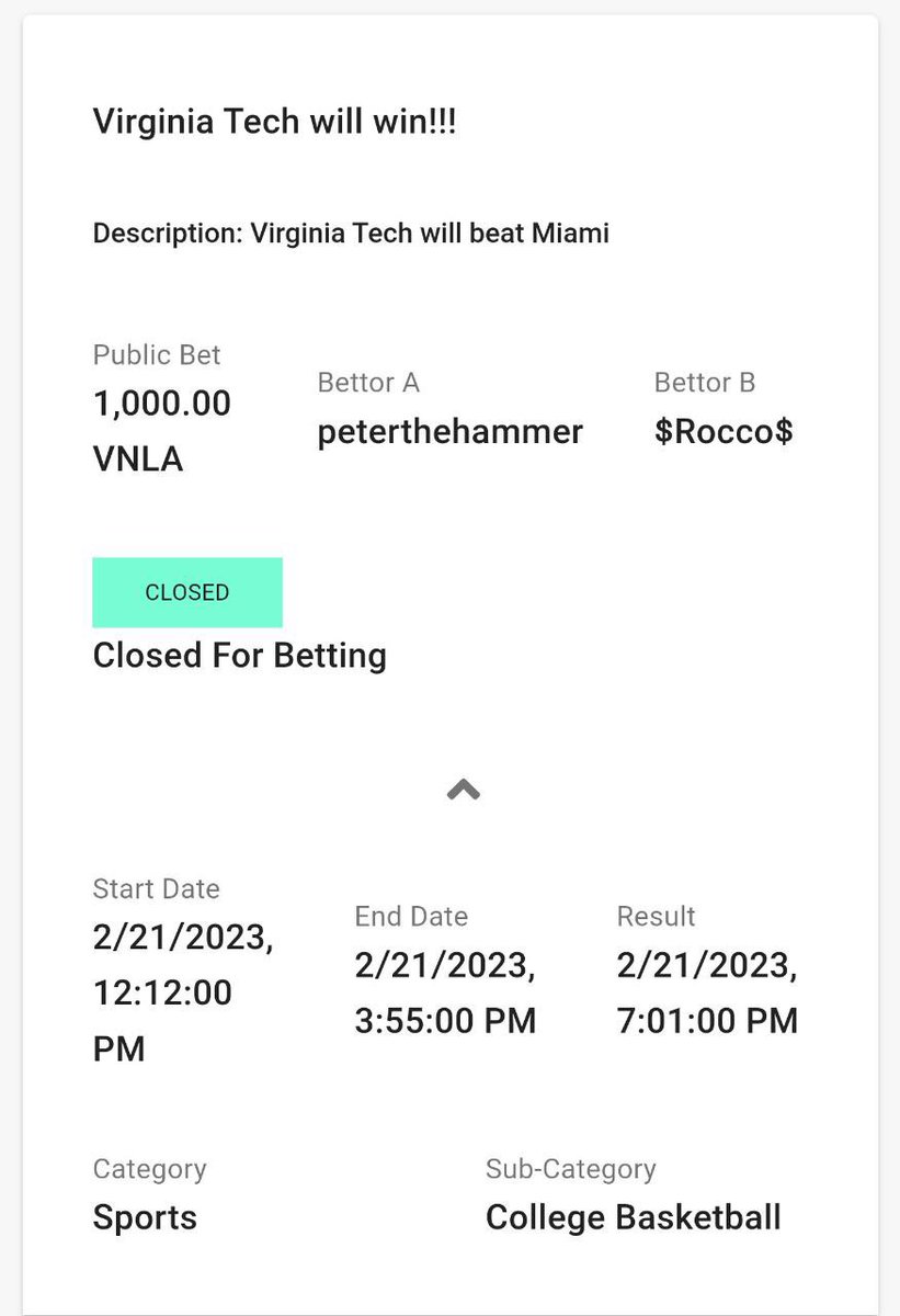 VANILLA BET (Network) tweet media