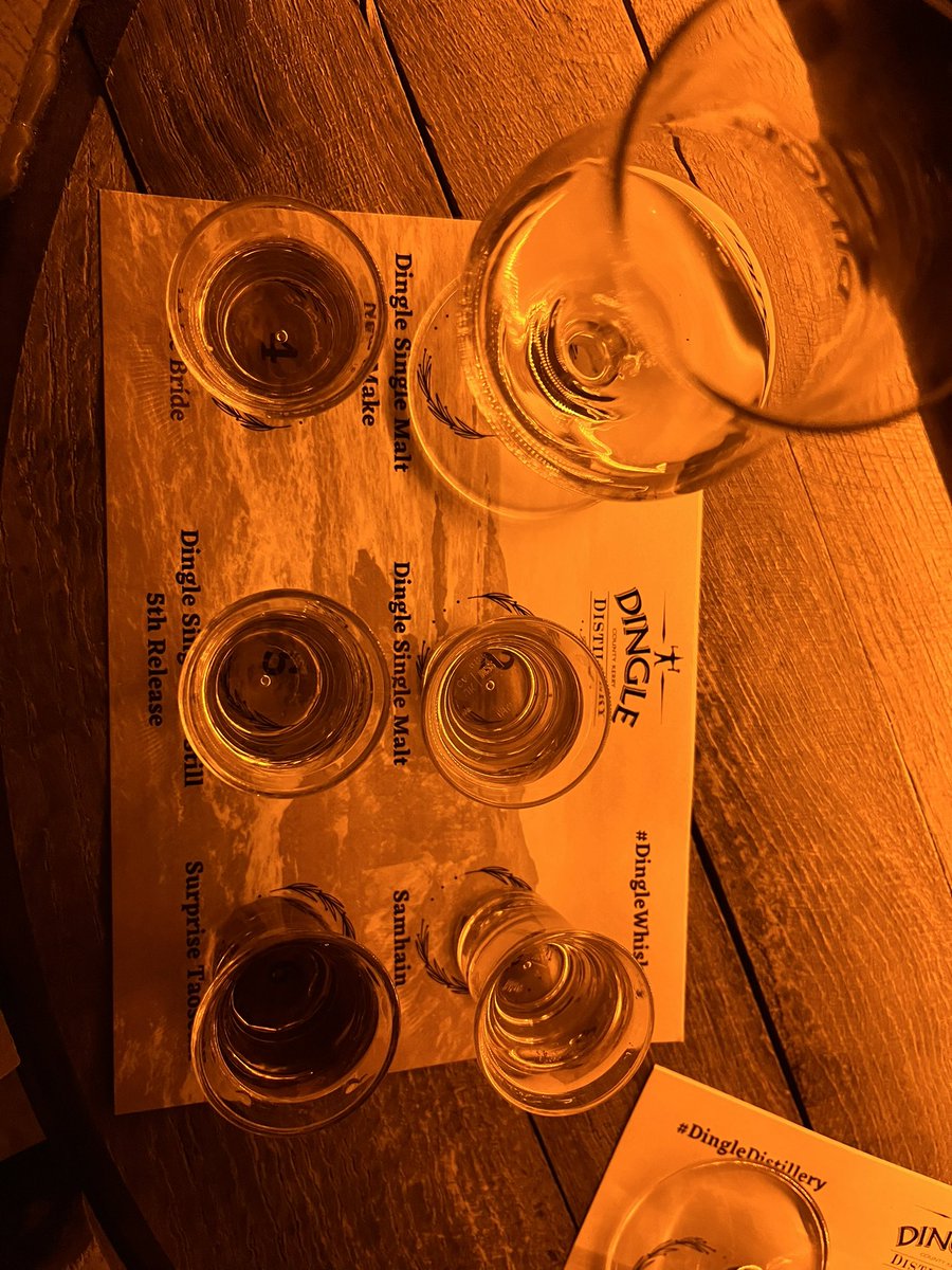 gjob56's tweet photo. Great tasting with @DingleWhiskey at @DistilledDublin  tonight some cracking #irishwhiskey https://t.co/a1bnPLnsve