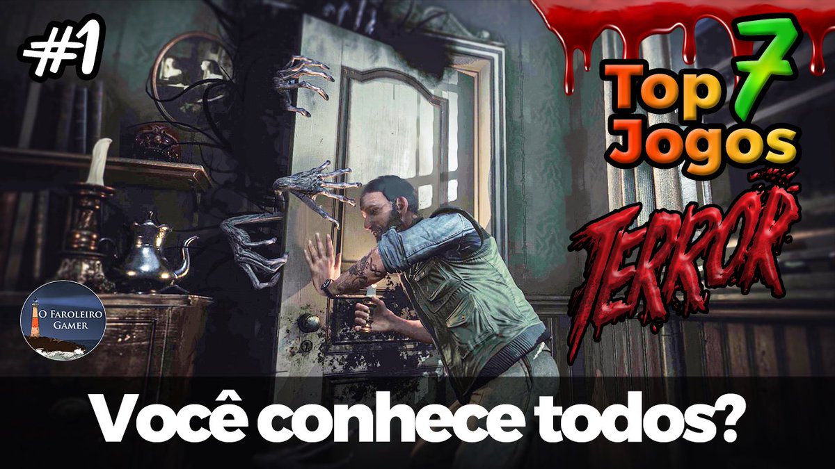 OFaroleiroGamer's tweet photo. Olá Faroleiro(a)s, Hoje temos uma lista imperdível com 7 jogos de terror que muita gente não conhece mas PRECISA. Conta ai pra nós, Você conhece todos?

Deixe seu like e se inscreva no canal.

#jogos #videogames #games 

vídeo completo em:
https://t.co/jtQC66tFPB https://t.co/z1flI7LhbY