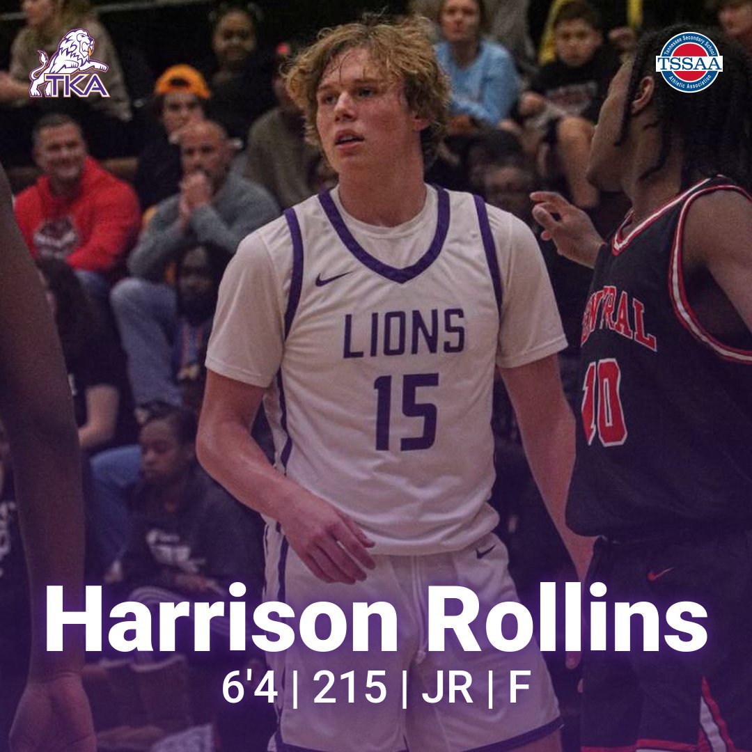 TKASeymour's tweet photo. TKA Lion and Varsity Basketball player, Harrison Rollins, has been nominated for 5 Star Preps Player of the Week! Take a moment and go vote for Harrison as player of the week! Use this link to vote: https://t.co/AQAMY1QlE7. Voting ends at noon on Thursday. #TKALionsTN #Basketball https://t.co/JmOXGrzw4Z