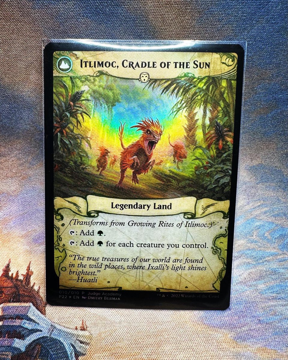 ReallyPrettyMTG's tweet photo. Growing Rites of Itlimoc, a nice little enchantment card in any creature heavy deck with green in it. Once it transforms you basically have a Gaea's Cradle and then the potentially high mana begins 🦖
#UKMTG #MagicTheGathering #mtgcomander #Commander #EDH #Wizardsofthecoast #MTG https://t.co/PlwCrXRWV2
