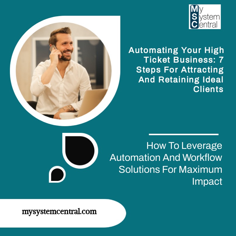 MySystemCentral's tweet image. Create a lead magnet
Personalize automated emails
Utilize video content
Implement a membership site
Automate onboarding processes
Automate feedback surveys
Leverage automation &amp;amp; workflow solutions to attract &amp;amp; retain ideal clients. Click the link for more!