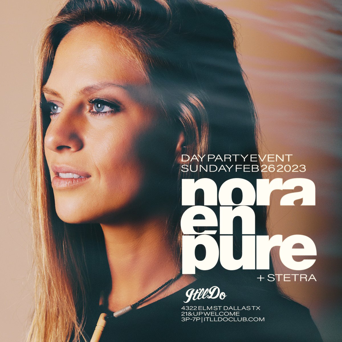 itlldoclub's tweet photo. JUST IN : @_STETRA_  sets the vibe this Sunday for our next #DayParty with @NoraEnPure at @itlldoclub! https://t.co/XgAjH9ISCl