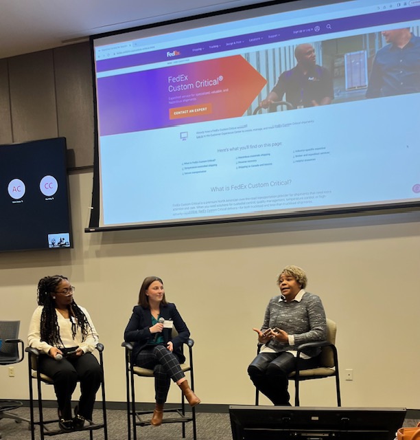 meewing's tweet image. Thank you to Ramona Hood, president &amp;amp; CEO of @FedEx Custom Critical for sharing her inspiring career story &amp;amp; advice about leadership, advocacy and other life/career issues with @KentState students. Appreciate such thoughtful guidance. @KentStateMDJ @CCIKentState @prssakent