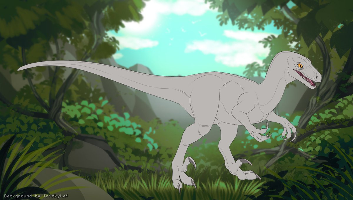CinnaSnaps's tweet photo. redrew the naked raptor, the old one gave me the heebie jeebies https://t.co/IBXptdI9XQ