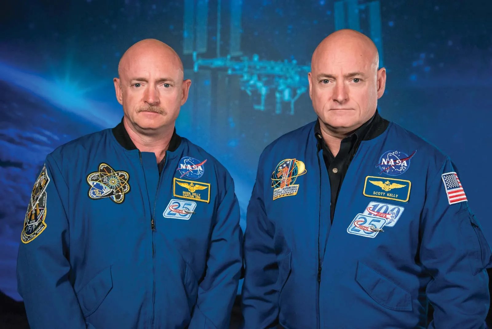 Happy Birthday to Mark Kelly and Scott Kelly! 