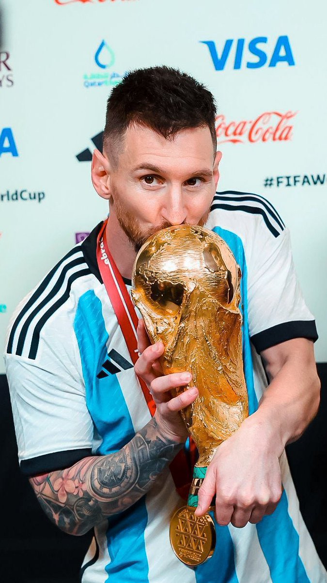 KRFFT's tweet photo. Messi son chanpyon di mond, nou pa dwe janm bliye sa !! 🏆😘 https://t.co/Z581RIZlTT