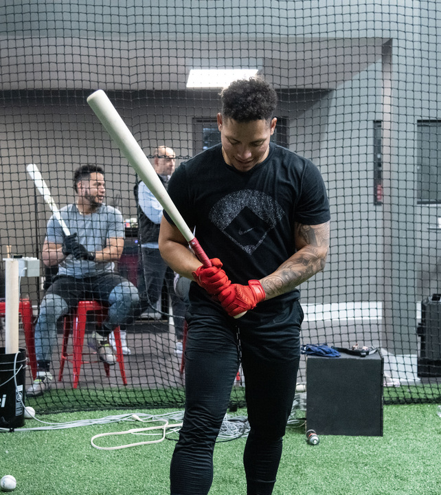 MarucciSports's tweet image. Little brotherly competition in @theBPLdotcom... William and Willson Contreras are Spring Training ready 🌴