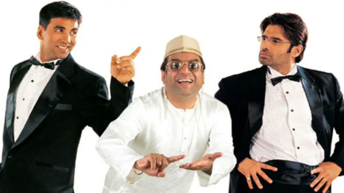 #Raju #Shyam and #BabuBhaiya resumed the shooting for #Bollywood 's hit franchise #herapheri 3rd installment. #akshaykumar joined the #pareshrawal and #sunielshetty for #herapheri3 produced by #firojnadiyadwala #filmshooting #comedyfilm #entertainmentworld #hindifilm #newfilm