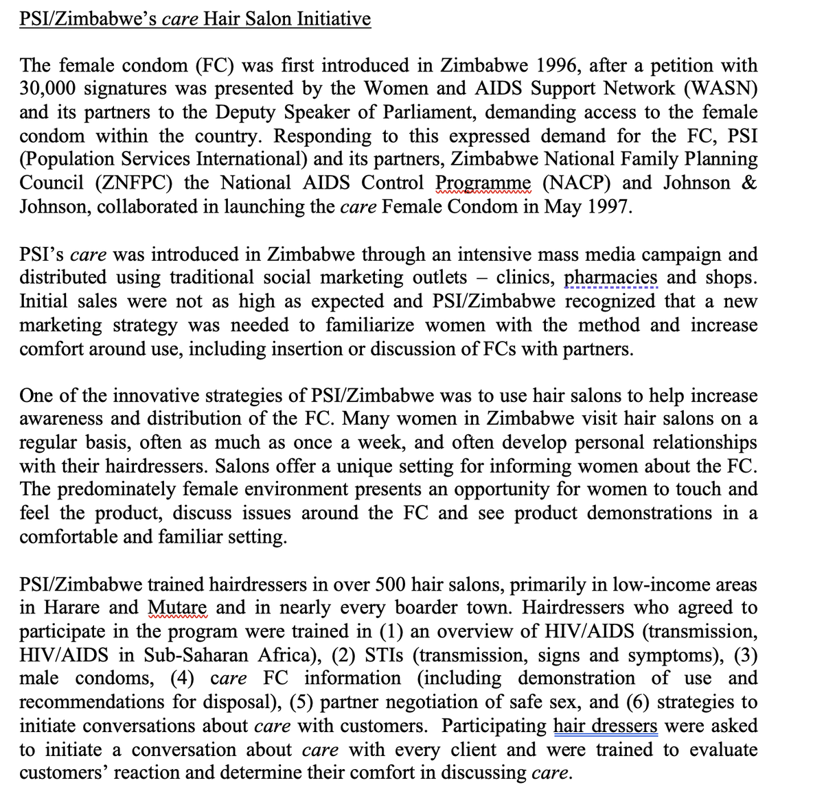 HIVpxresearch's tweet image. 1st presentation on assessing uptake of PrEP &amp;amp; contraception in hair salons in #SouthAfrica -- reminded of work in the 1990s doing exactly this with the #FemaleCondom. Done in #Zimbabwe in 1997 and described in Guide for Planning Programming. @PSIimpact @thepleasureproj #CROI2023