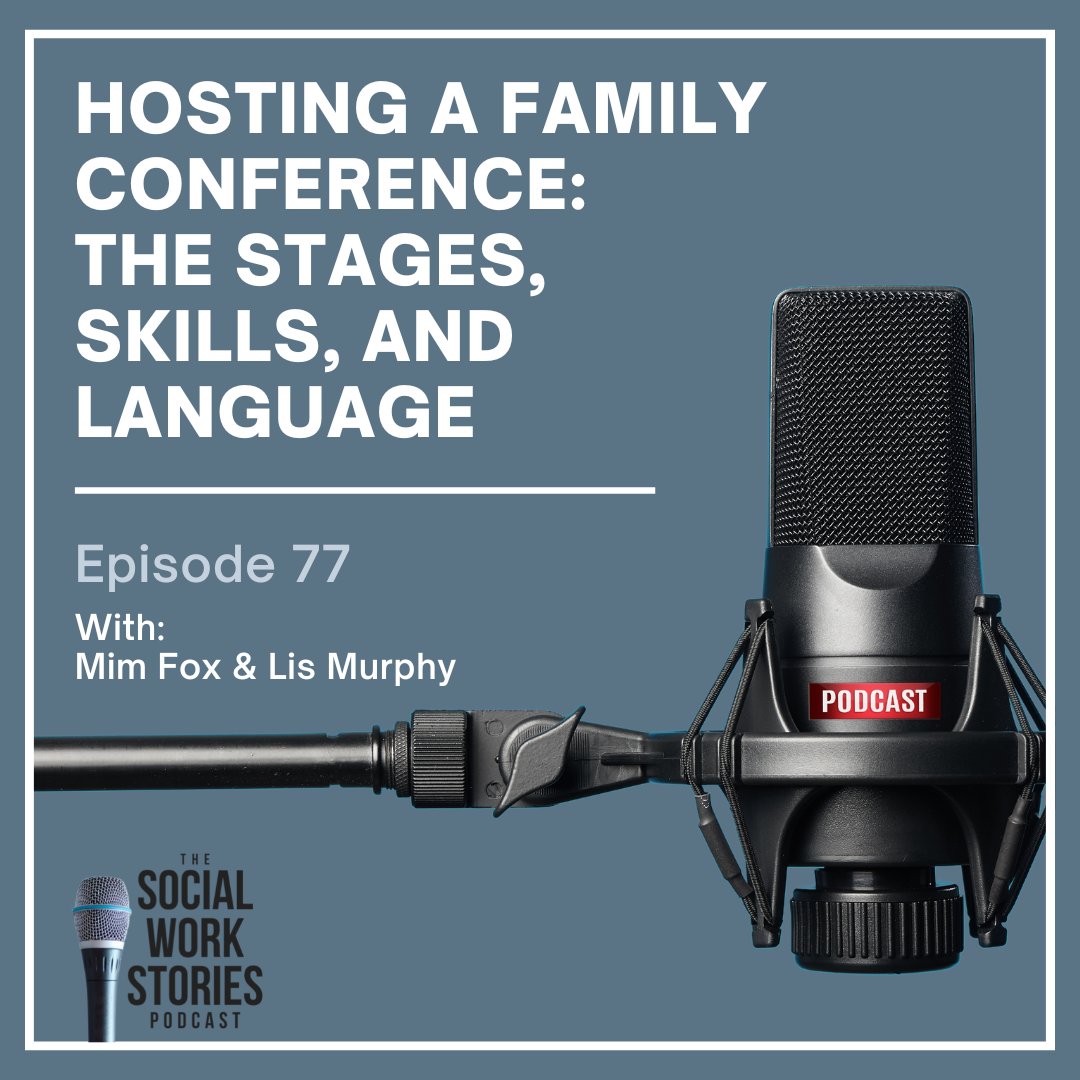 SOWKStoriesPod's tweet photo. This months anonymous social worker story explores the stages, language &amp; the skills needed to undertake a #familyconference competently. A great episode for #socialworkstudents &amp; any #socialworker #socialworkeducation #socialworkstoriespodcast #socialworkstories https://t.co/jKvIQ2Dluj