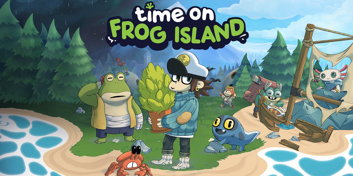 SingleH427's tweet photo. Frog Detective: @frogdetective
Time on Frog Island: @halfpastyellow
Amazing Frog: @fayju https://t.co/djKnOKPO6G