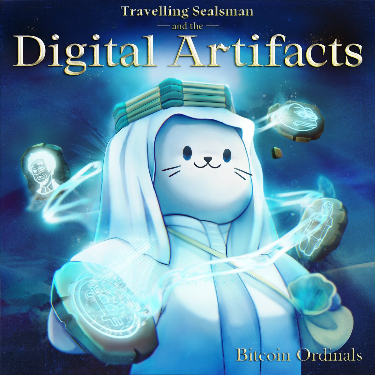 On his journeys, the Travelling Sealsman has unearthed 100 Digital Artifacts that tell the history of blockchain since its inception.

Solve his riddles and challenges to obtain one of these precious artifacts.

Comment and read below to begin ⬇️
artifacts.sappyseals.io