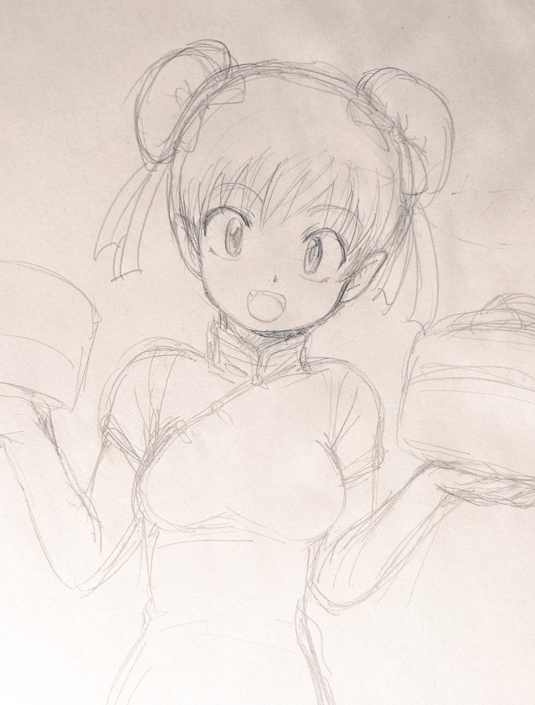 ネコ娘 「ネコの日ということなので、15年前に描いた5期ネコ娘のラフをご覧ください。#猫の」|ヘイカのイラスト