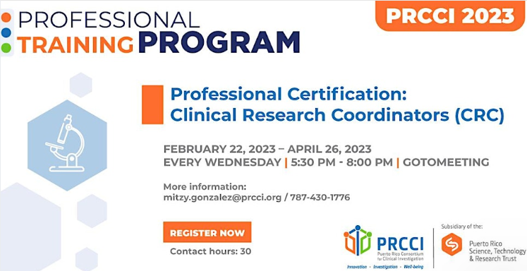 PRCCINEWS's tweet photo. 🚨 Friendly reminder! The professional certification course for Clinical Research Coordinators in 2023 starts tomorrow!

February 22 - April 26 | Wednesday | 5:30 PM - 8:00 PM | Virtual modality through GoToMeeting

See you tomorrow! https://t.co/vQa9iOfBfo
