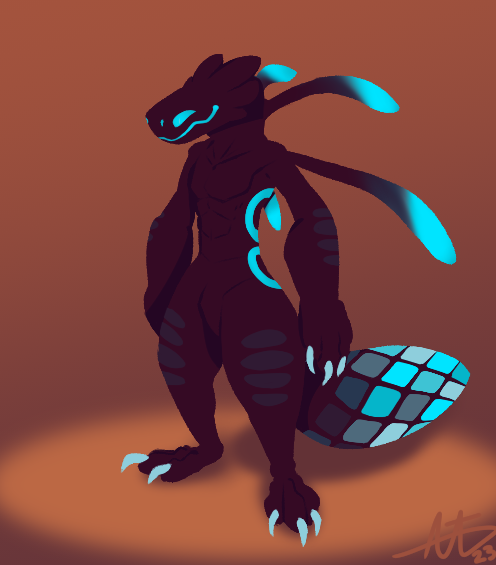 Rainworld cyan lizard