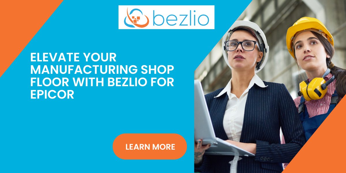 Elevate your manufacturing shop floor with Bezlio for Epicor Mobile! Our pre-built solutions are designed to enhance the power of your Epicor ERP system, improving productivity levels.

Want to learn more?
hubs.ly/Q01D0JDw0
#manufacruting #mobileerp #epicor