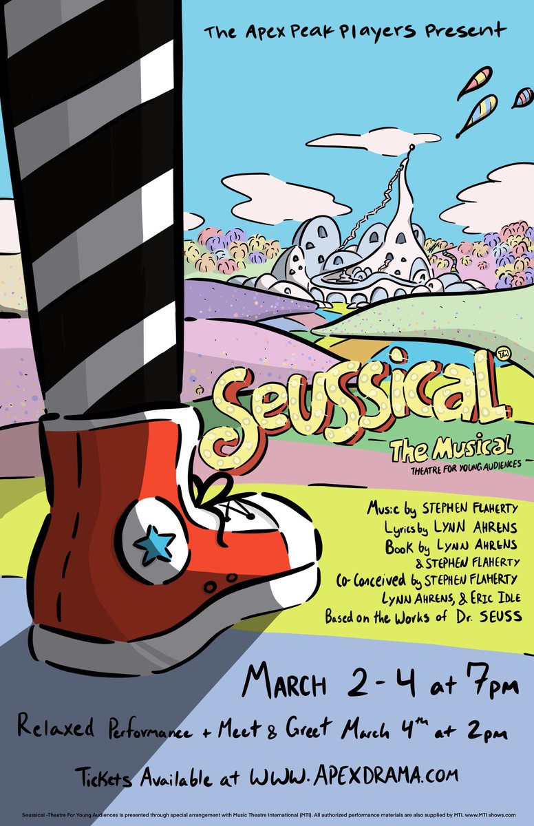 January lasted for 29 years and then I blinked and it was March. Anyway, come see Seussical next week, it’s gonna be great!! @ApexHighSchool