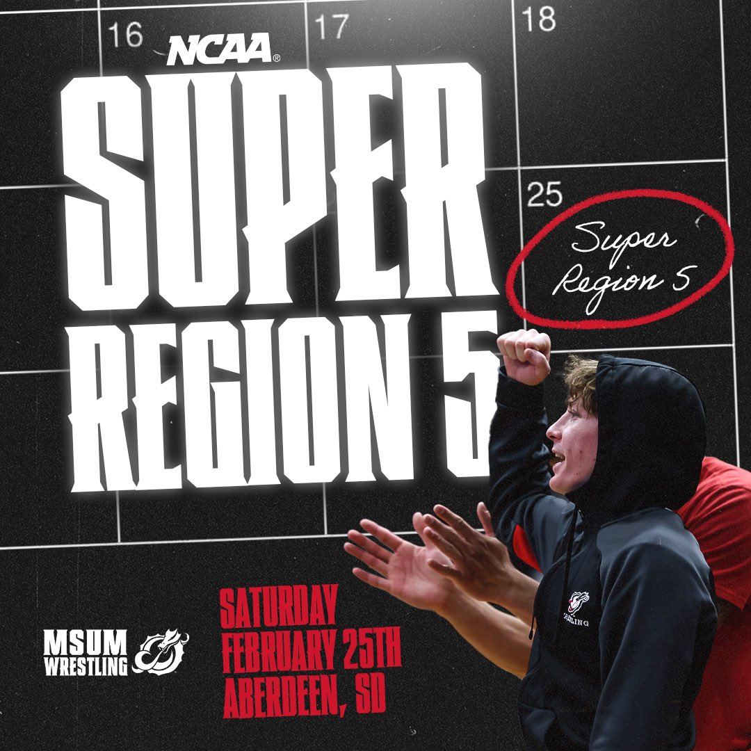 MSUM_Wrestling's tweet photo. Patiently waiting for Saturday….⏳ https://t.co/BKmMM30KVm