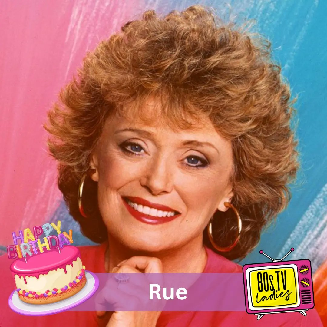 Wishing \80s TV Legend, Rue McClanahan a Happy Heavenly Birthday!  