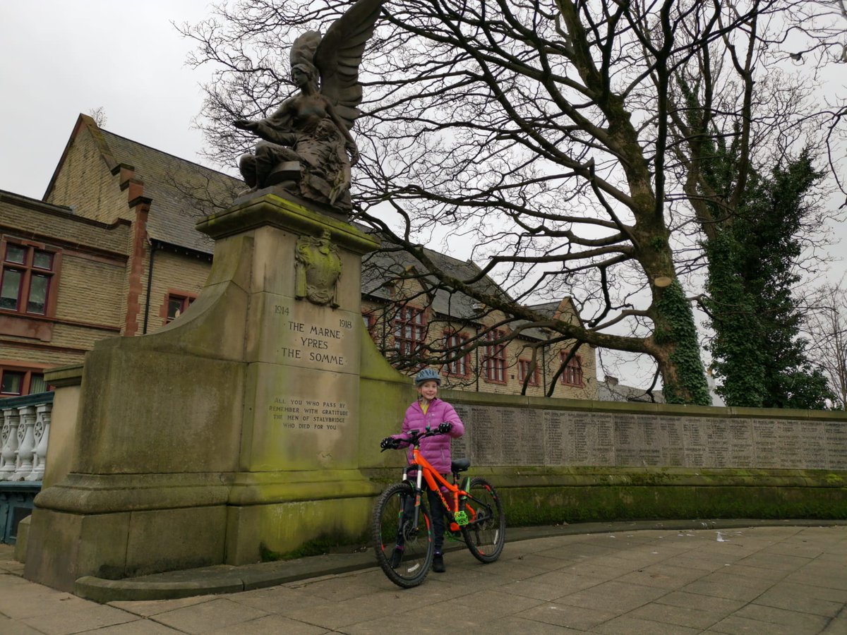 antmandh's tweet photo. Another challenge smashed 🚵‍♀️ sky has completed her sponsored ride round tameside war memorials
https://t.co/cOI13WGJeM @Inspire_Ashton @MtbTame @MTBTalk https://t.co/xuJdS8rCDf