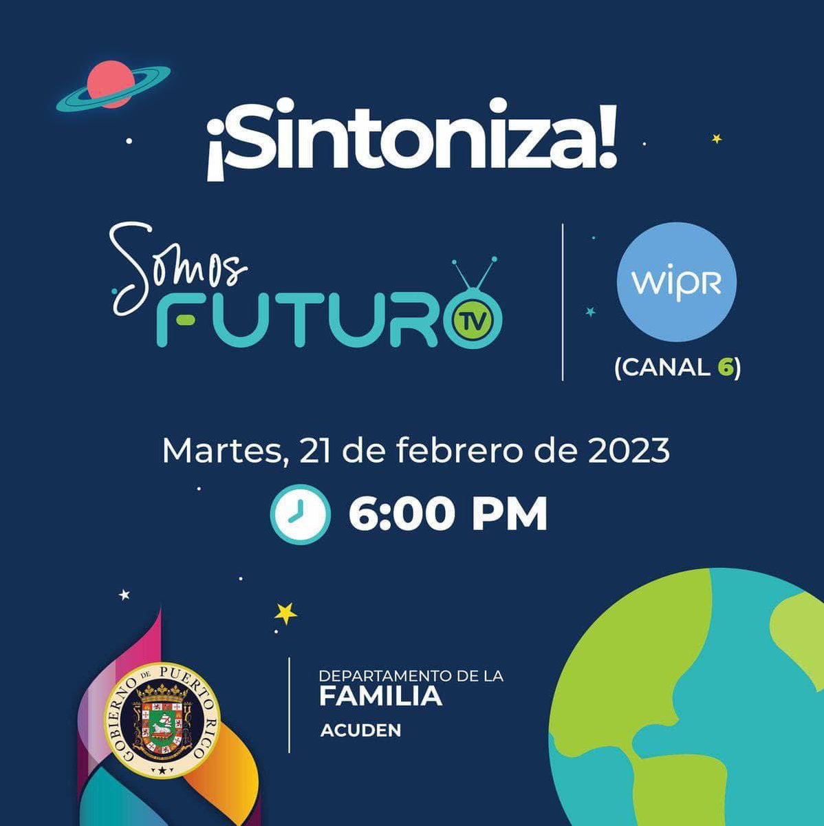 WIPRTV_Oficial's tweet photo. [EN BREVE] Transformemos el ecosistema de servicios a la niñez temprana. Conoce las iniciativas, ayudas y servicios que #ACUDEN tiene para ofrecer. 🧩🛝🧸

Disfruta de este espacio, creado en conjunto con @SomosFamiliaPR, a las 6PM por #WIPRTV o conéctate por la app @prtvplus. https://t.co/4Lx8Itkdhr
