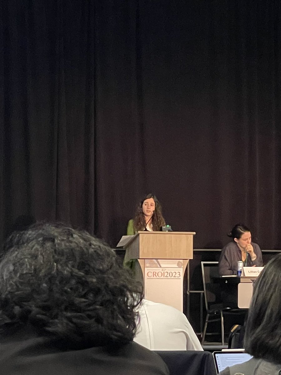 BenBone95's tweet photo. Several years worth of work delivered brilliantly by Carmen and Isabelle @YuLabAtRagon during the themed discussions #CROI2023 well done!!! Great work everyone today!!! https://t.co/hgY476banw