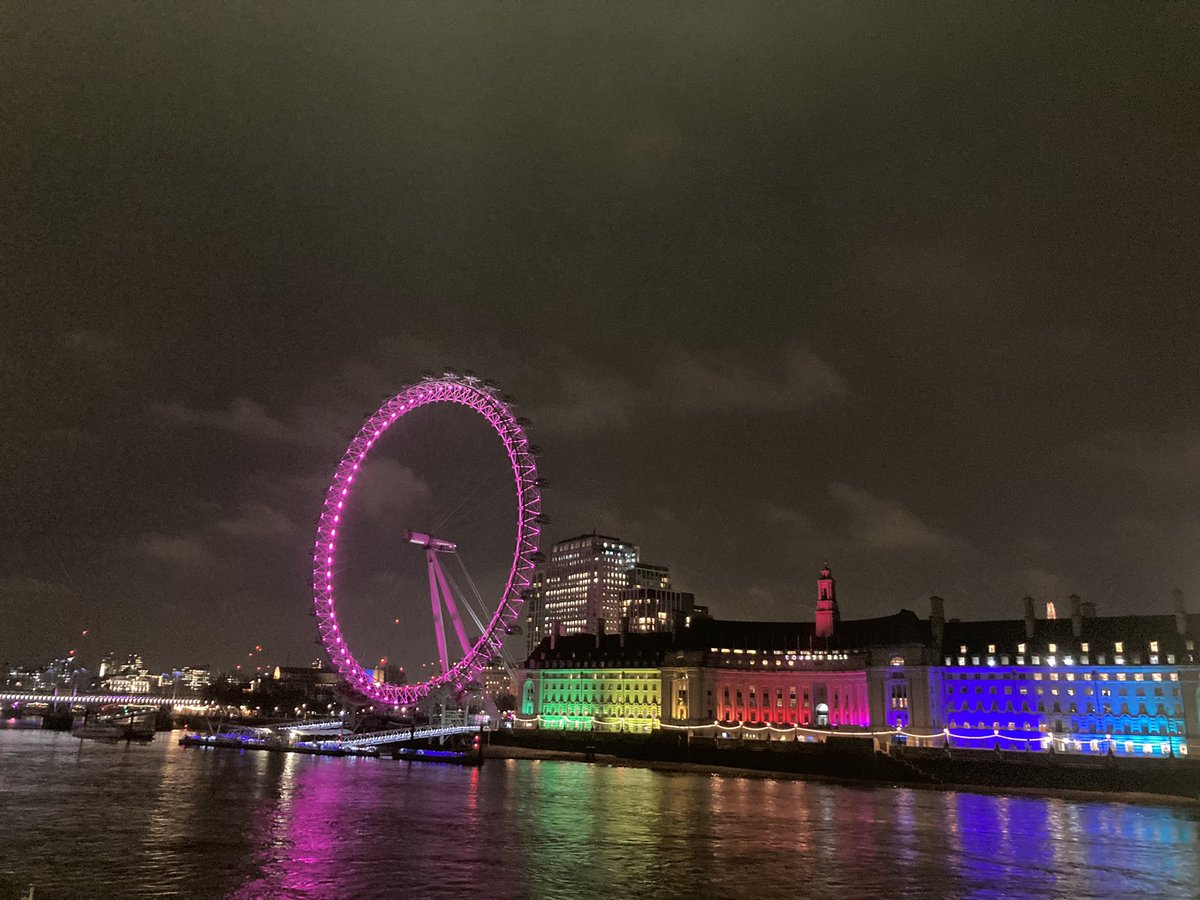 GovCounterFraud's tweet photo. London looking super tonight, as we get the @QEIICentre ready for tomorrow’s #CounterFraud23! Look forward to welcoming you all in the morning. https://t.co/3wXetbdA4f