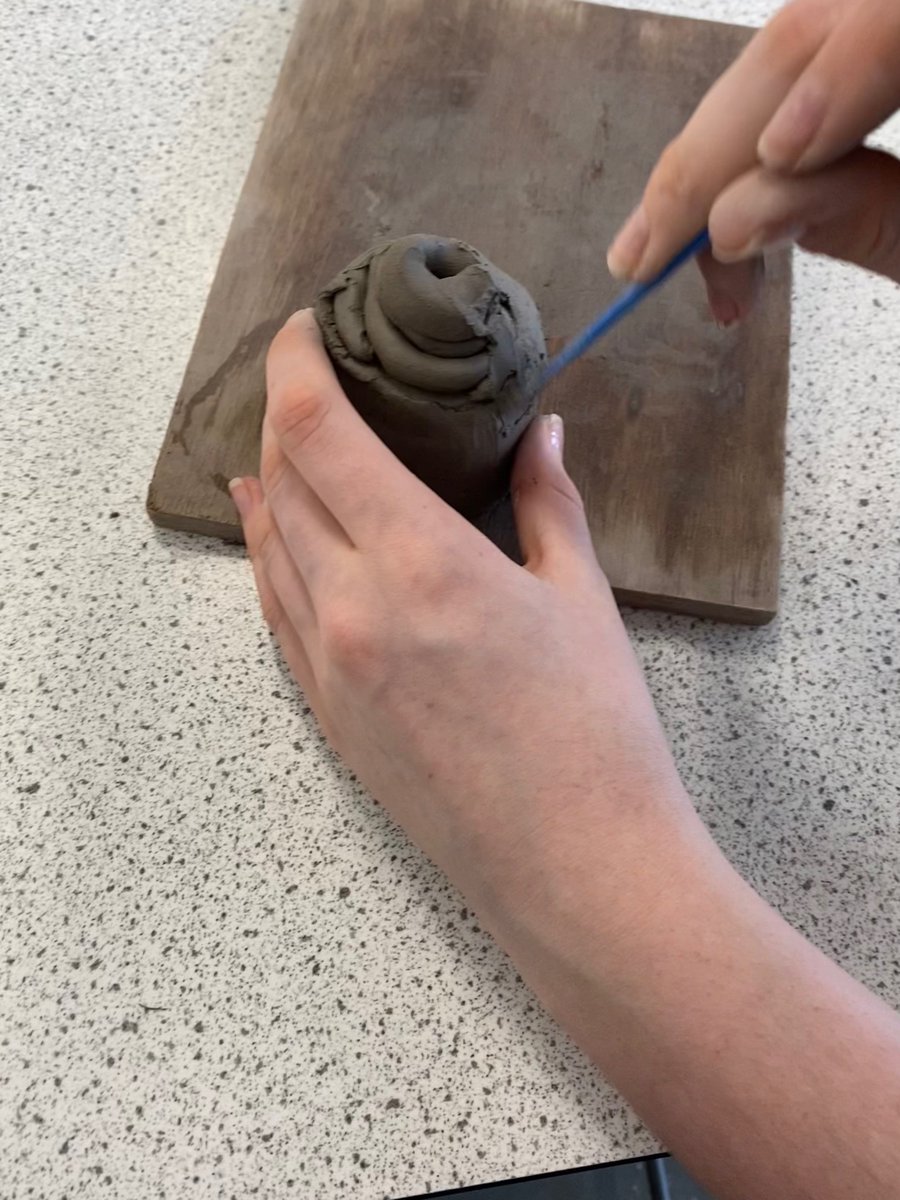 NdhsArt's tweet photo. A busy day in the department today exploring clay as a modelling material.  Well done S1 @ndhs1 https://t.co/PrRxpTxiTT