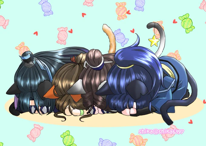 猫の日(再掲)忘羨・義城・少年組#MDZS #忘羨 